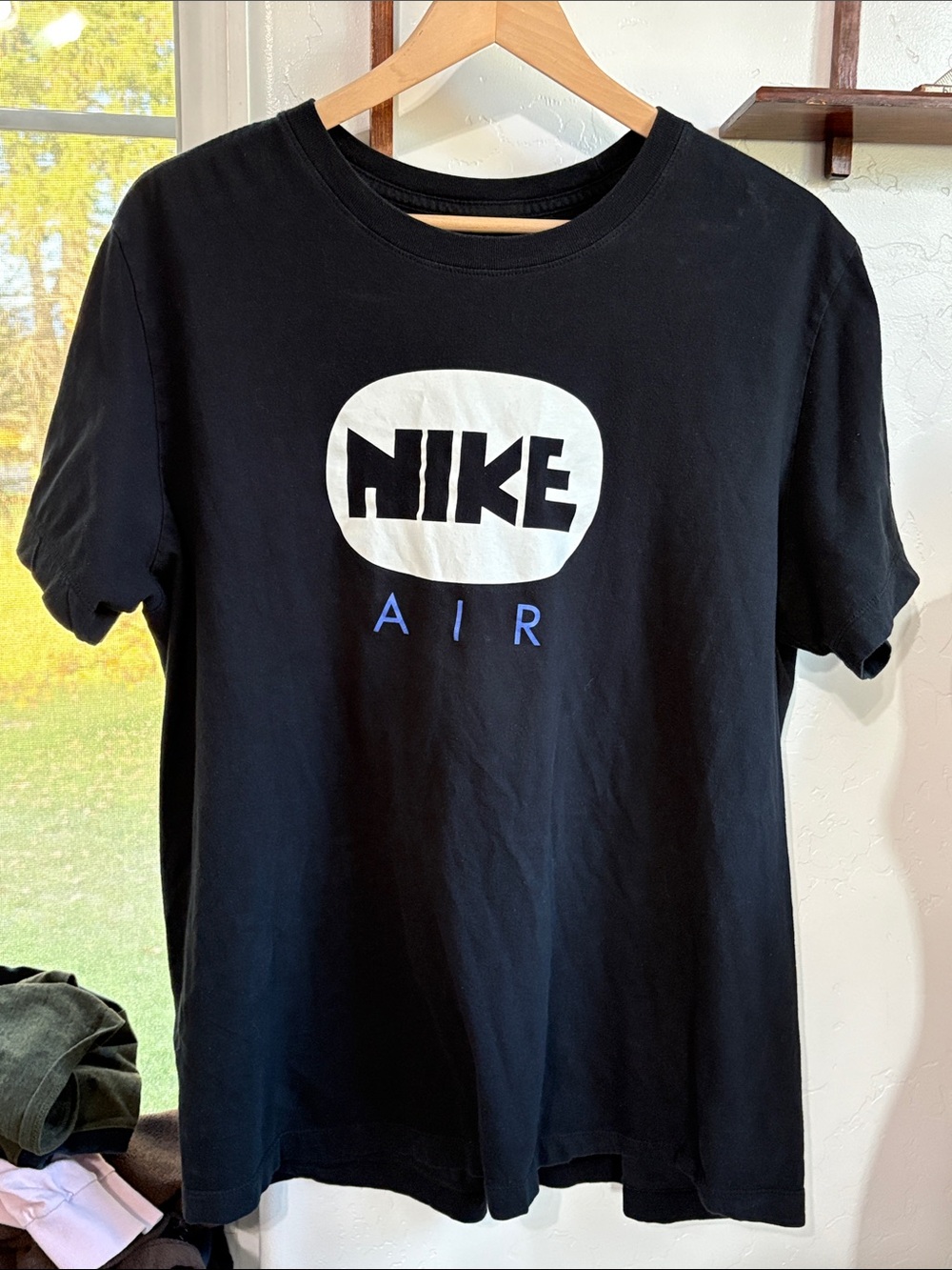 Nike Air Vintage Design Black Tee